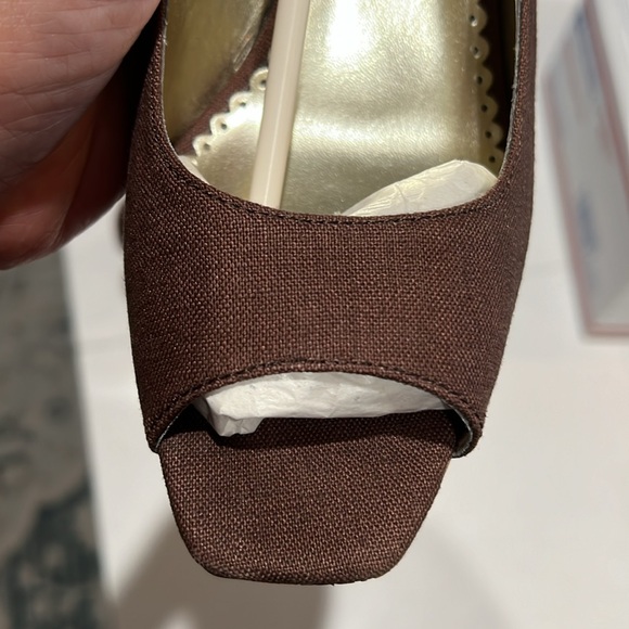 Rampage Size 8 Open Toe Heel 3.25” Front 0.5” Cork - Picture 8 of 13